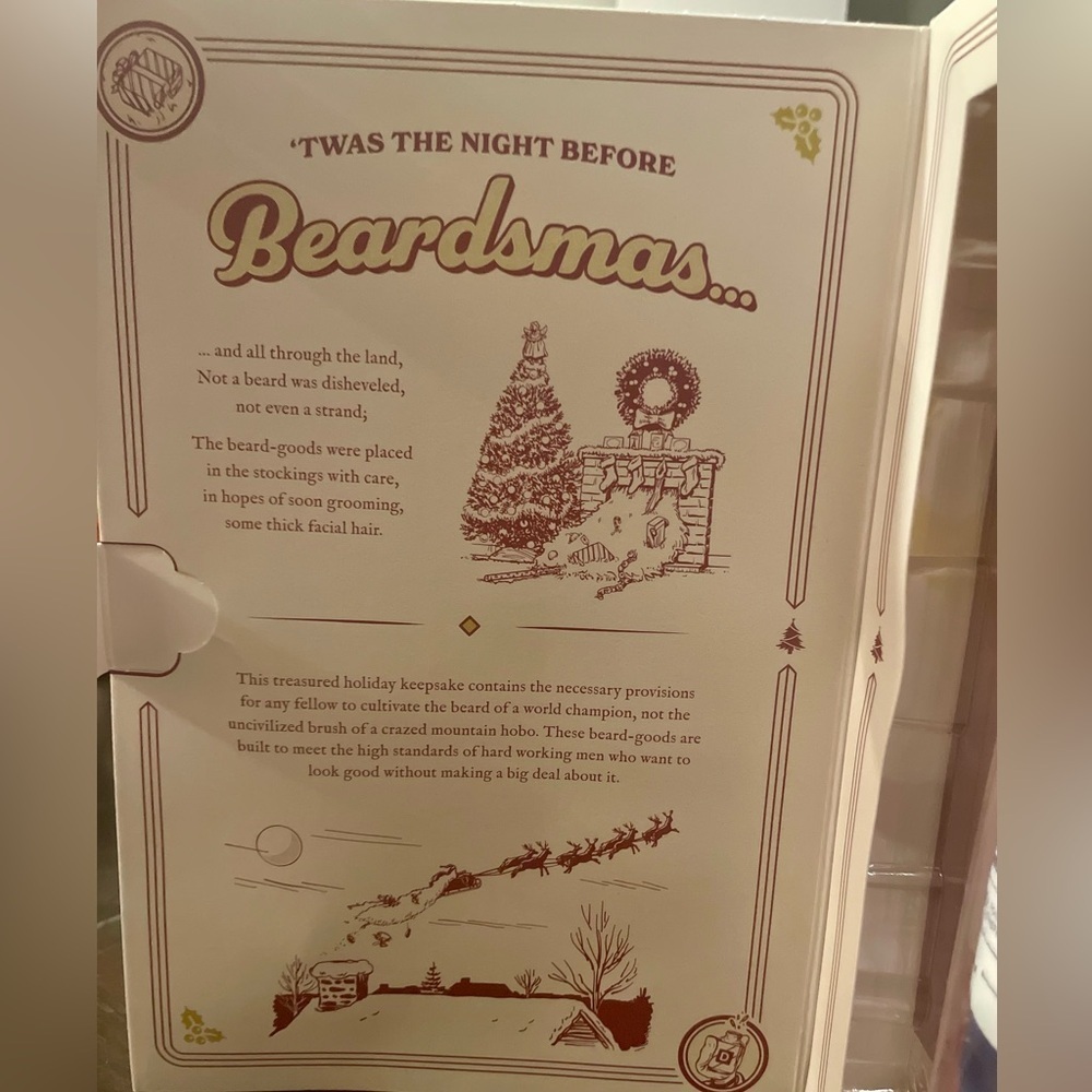 Duke Cannon "The Beard That Stole Christmas " Beard Wash Gift Set NEW - Picture 3 of 5